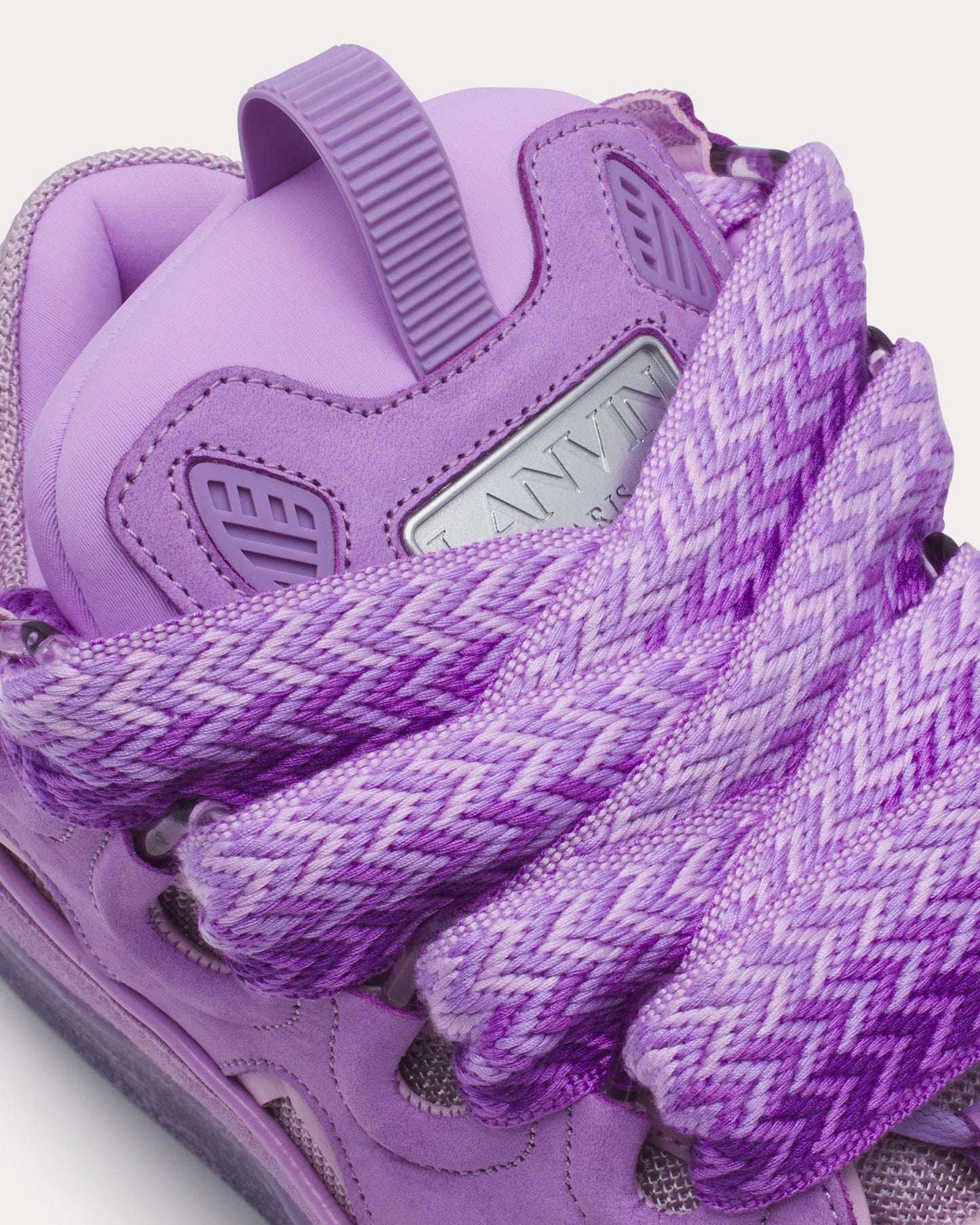 Lanvin Purple SNEAKERS CURB EN NYLON