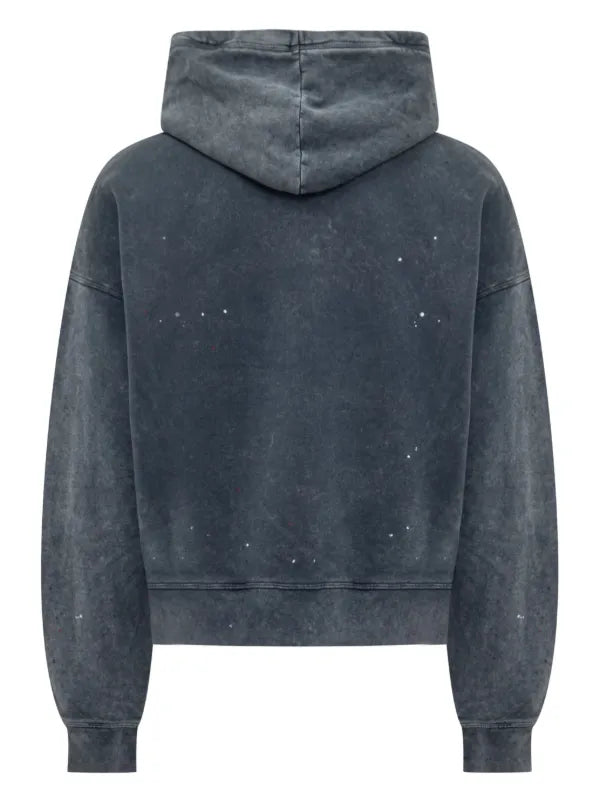 Dsquared2 Sweat à capuche oversize avec imprimé étiquette en bleu