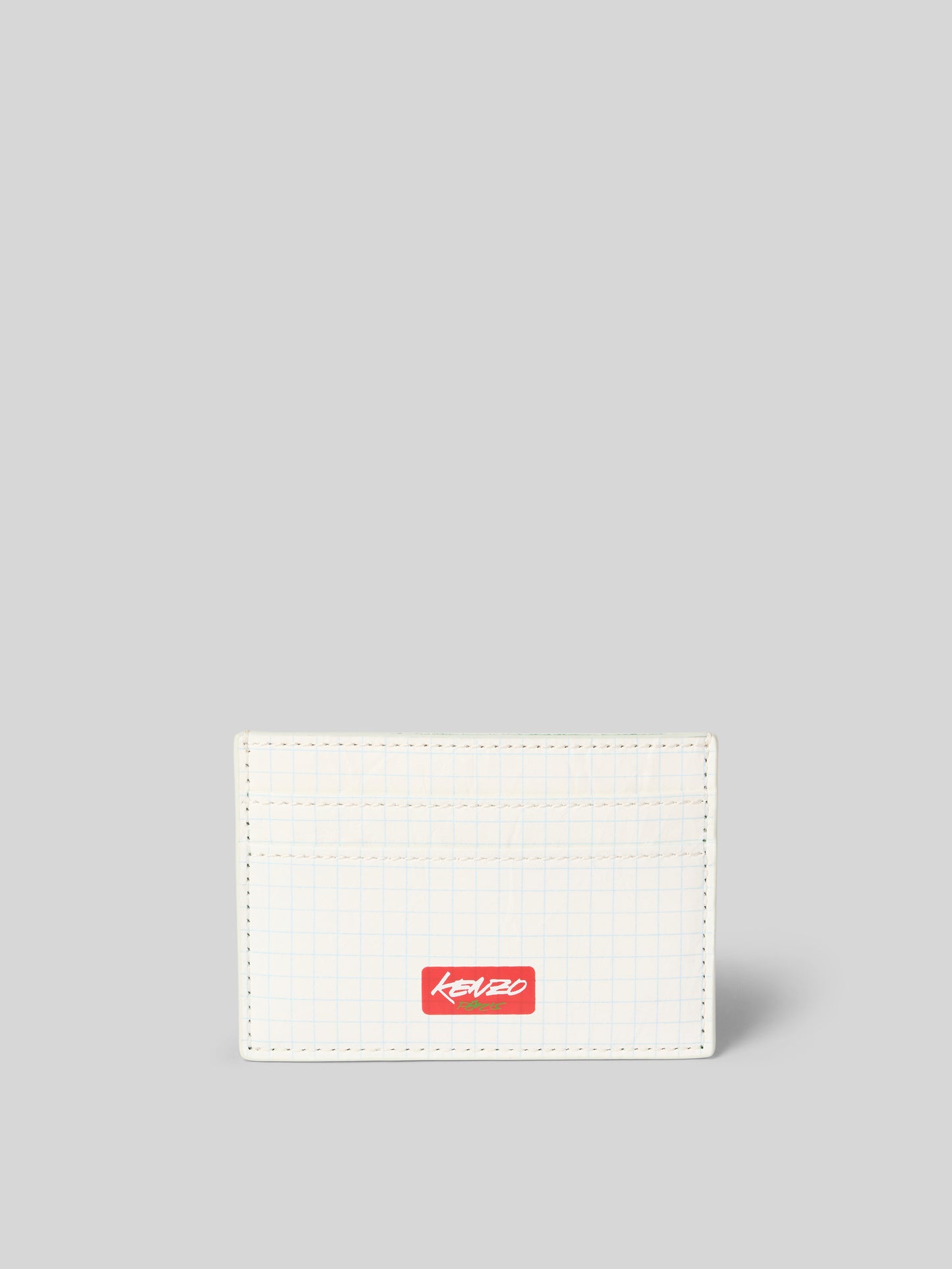 Kenzo X Porte-cartes Futura 2000 à motif quadrillé