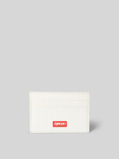 Kenzo X Porte-cartes Futura 2000 à motif quadrillé