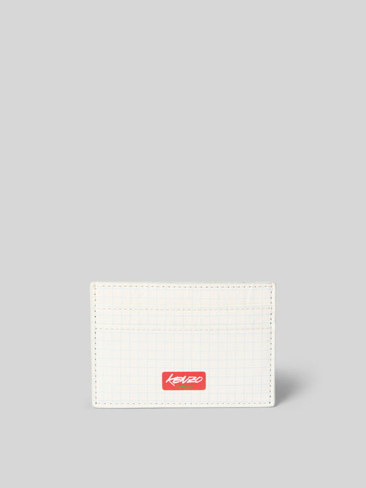 Kenzo X Porte-cartes Futura 2000 à motif quadrillé