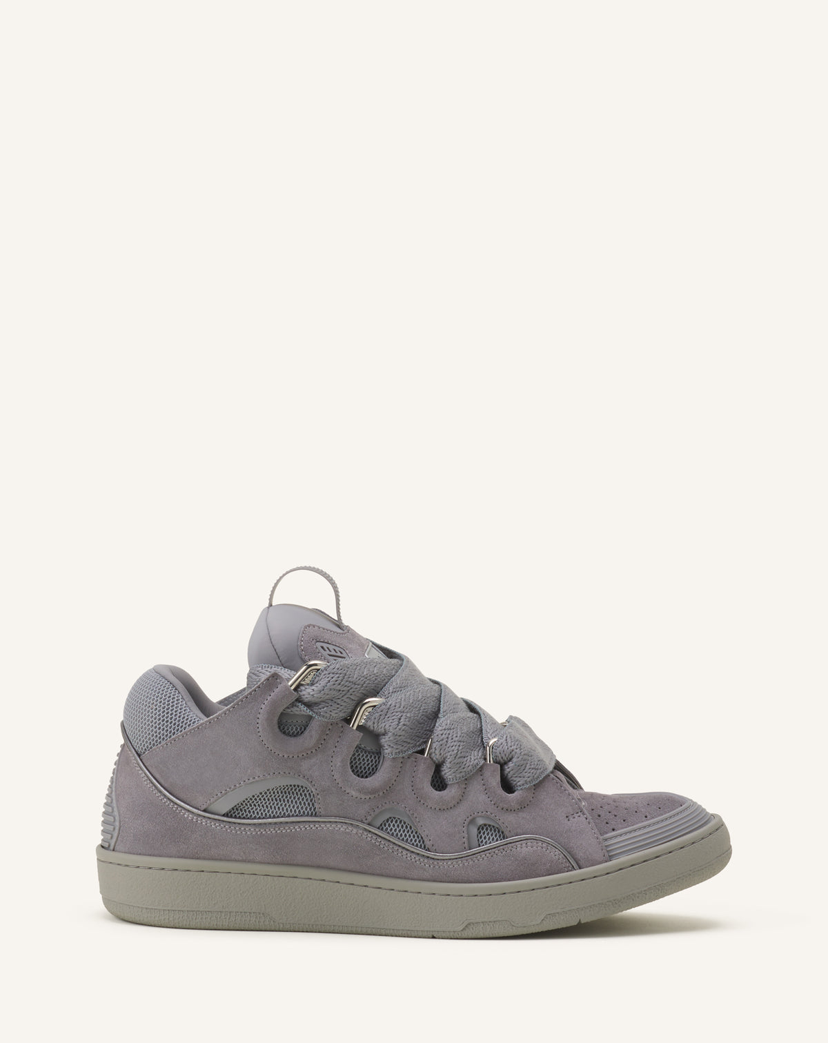 SNEAKERS CURB EN SUEDE MONOCOLOR