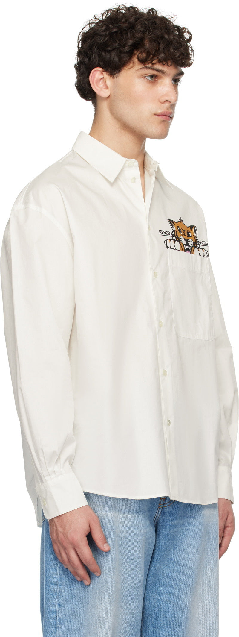 Kenzo
Chemise décontractée Relaxed Fit avec poche poitrine en blanc
