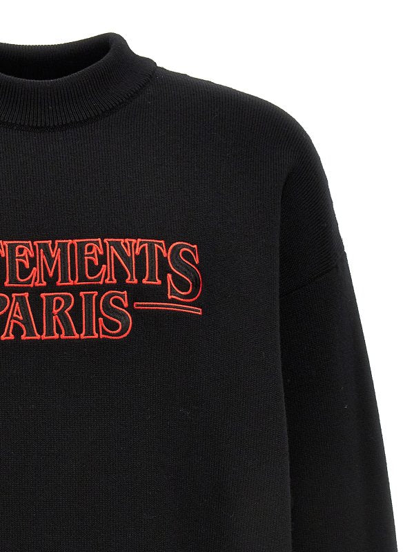 VETEMENTS
Pull À Col Montant Paris