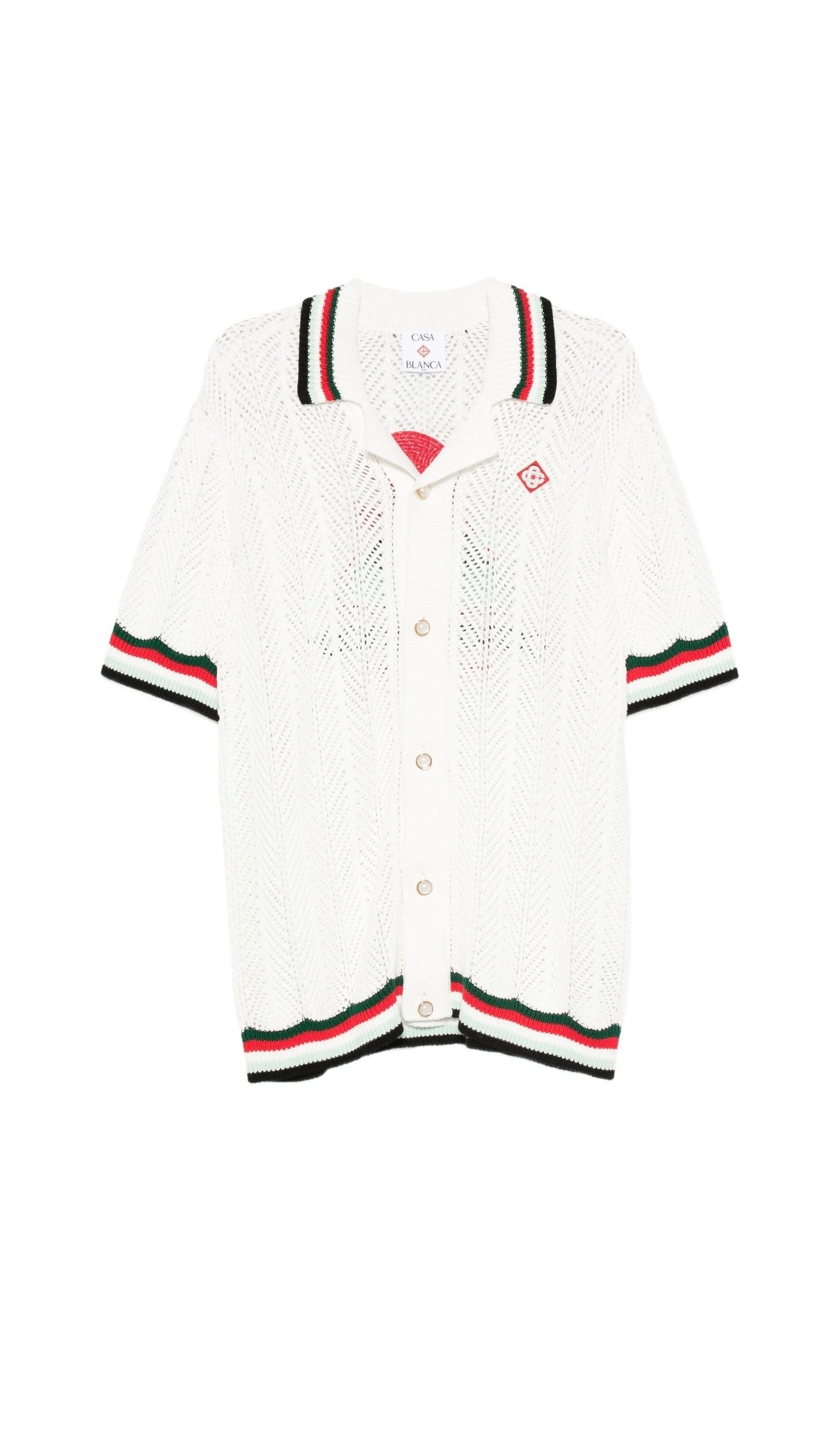 Chemise Casablanca avec logo brodé