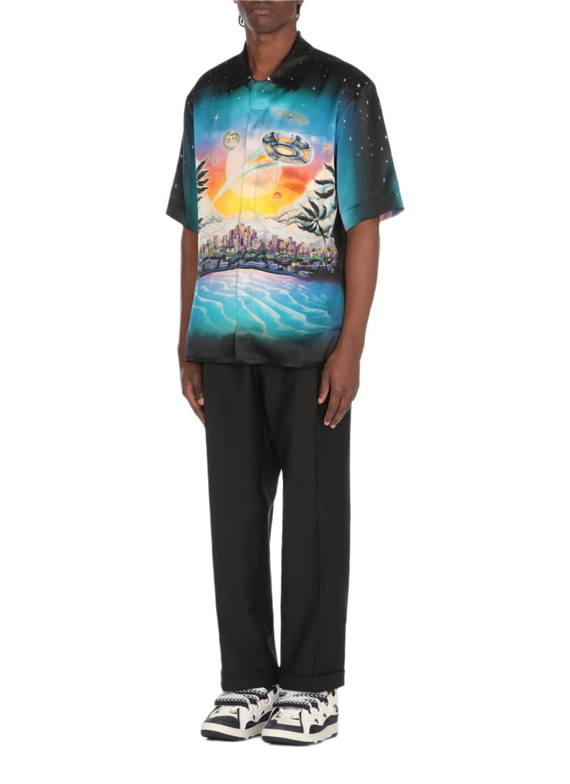 Casablanca chemise Le Plongeon en soie