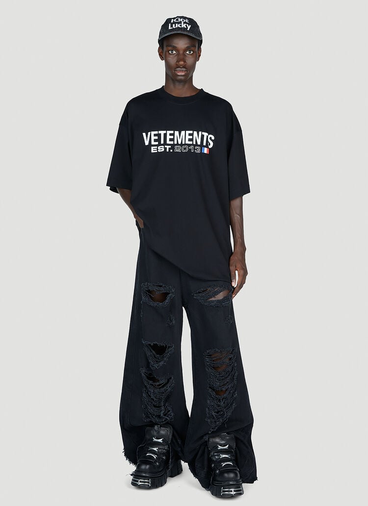 Vêtements T-shirt à logo drapeau