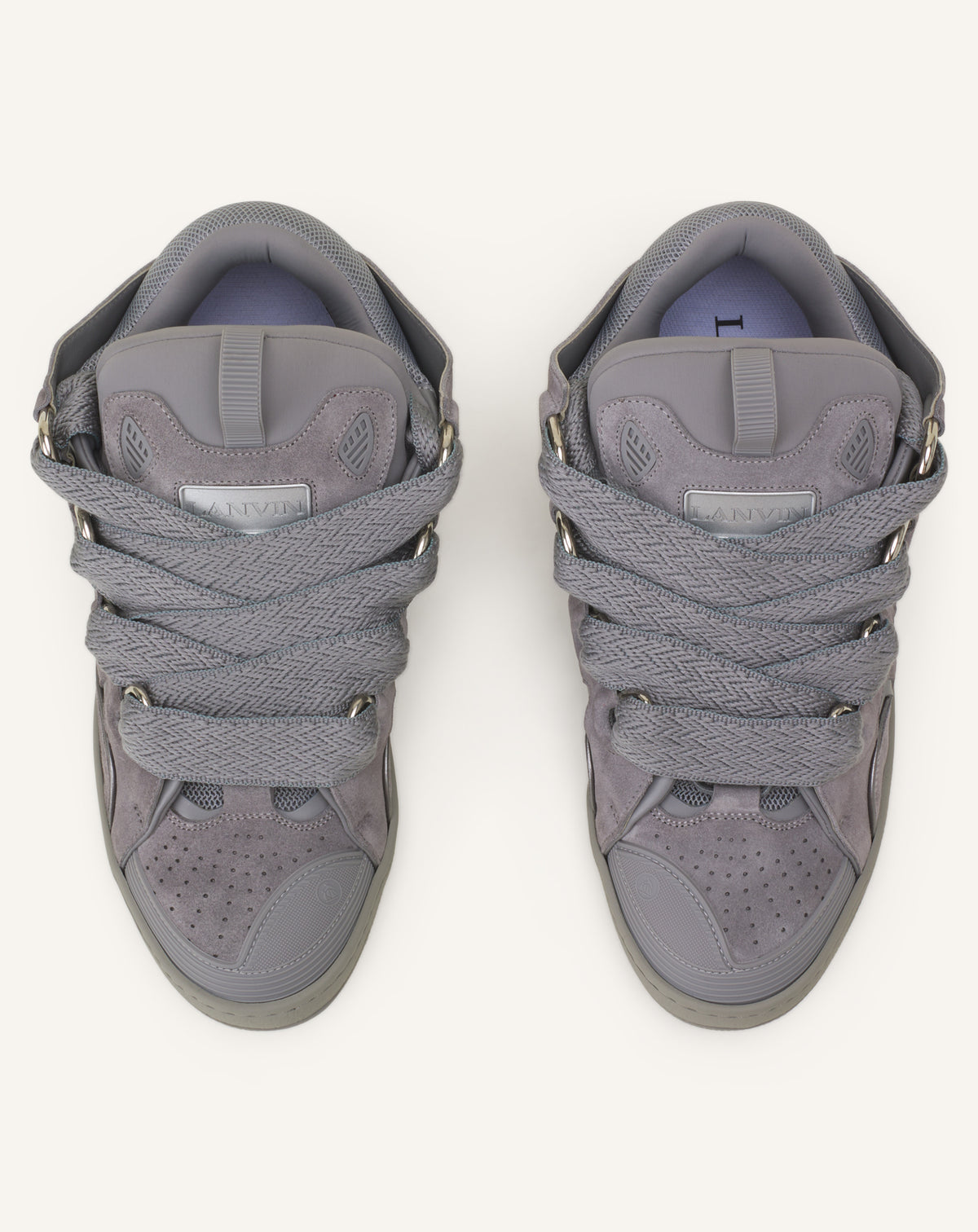 SNEAKERS CURB EN SUEDE MONOCOLOR