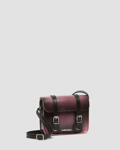 SAC BANDOULIÈRE EN CUIR EFFET VIEILLI 18 CM