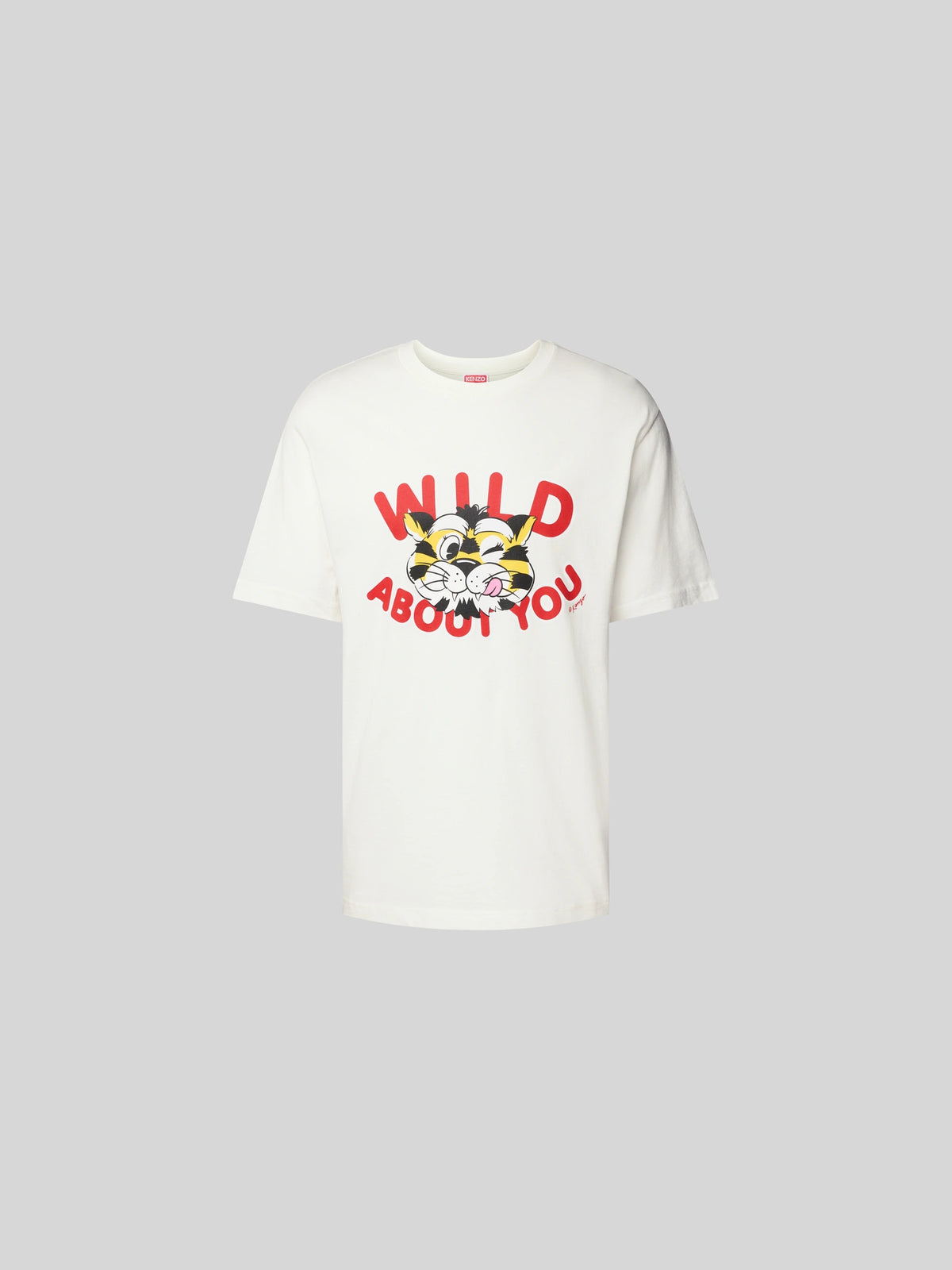 Kenzo  T-shirt droit coton tigre signature