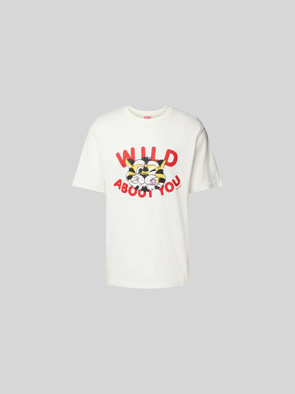 Kenzo  T-shirt droit coton tigre signature