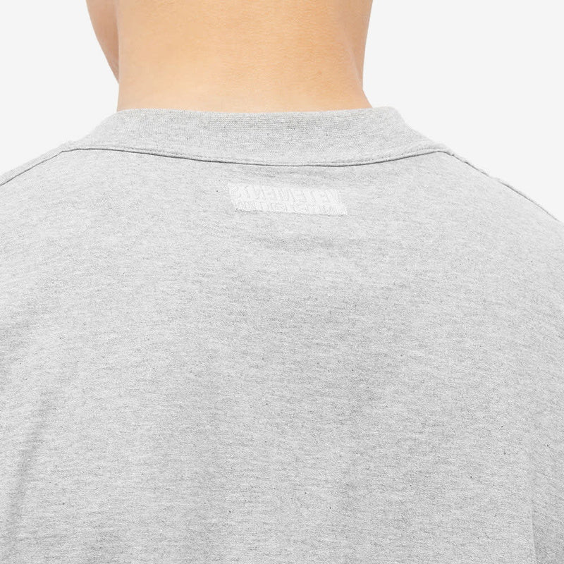 T-shirt Vetements pour homme, modèle Inside Out, gris chiné
