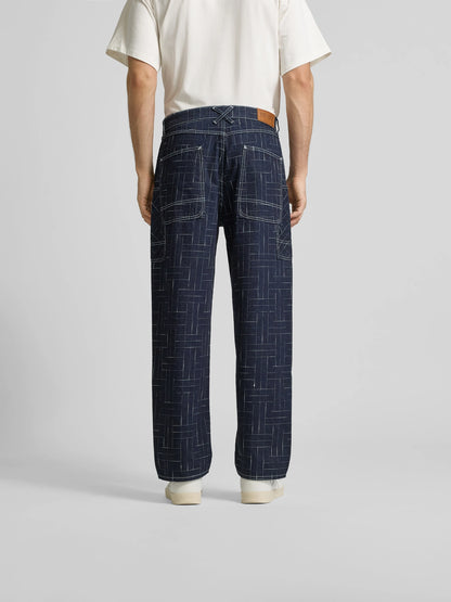 Kenzo jeans à motif géométrique