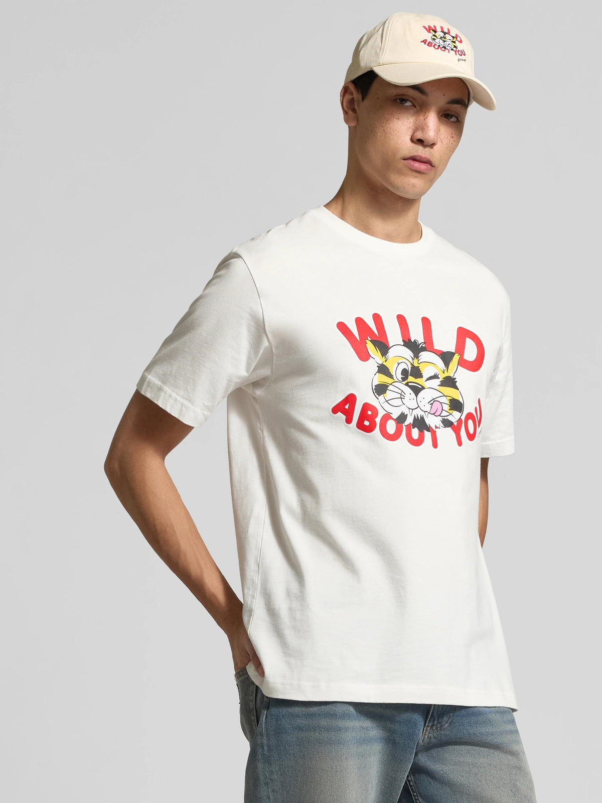 Kenzo  T-shirt droit coton tigre signature
