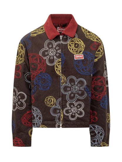Kenzo
x Futura 2000 floral zip jacket