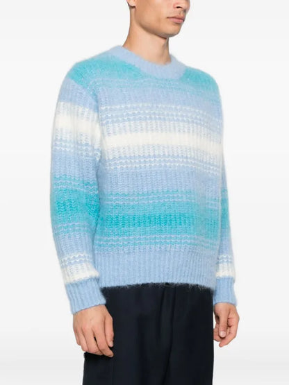 Kenzo pull rayé à col rond