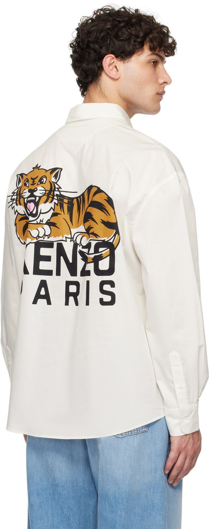 Kenzo
Chemise décontractée Relaxed Fit avec poche poitrine en blanc