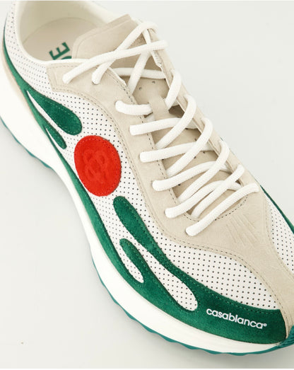 Casablanca Stade Flame Detail Sneakers