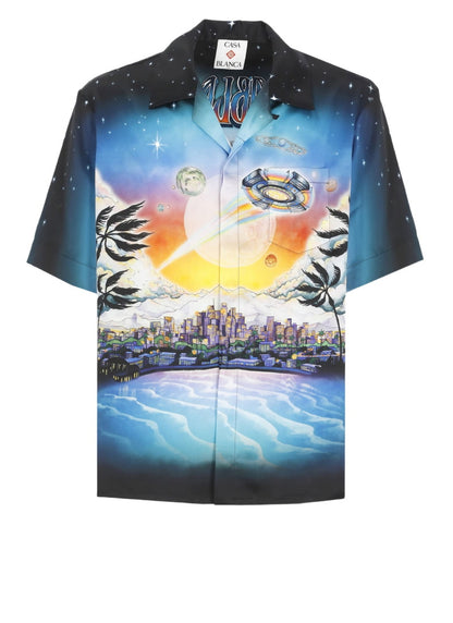Casablanca chemise Le Plongeon en soie