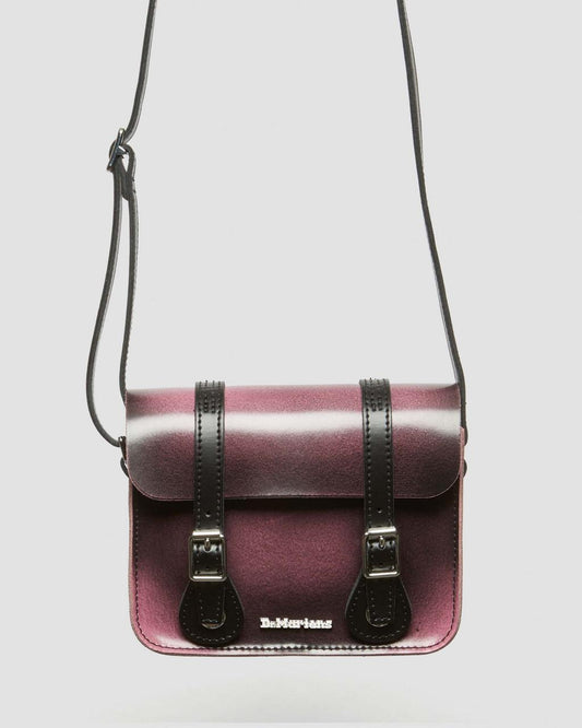 SAC BANDOULIÈRE EN CUIR EFFET VIEILLI 18 CM