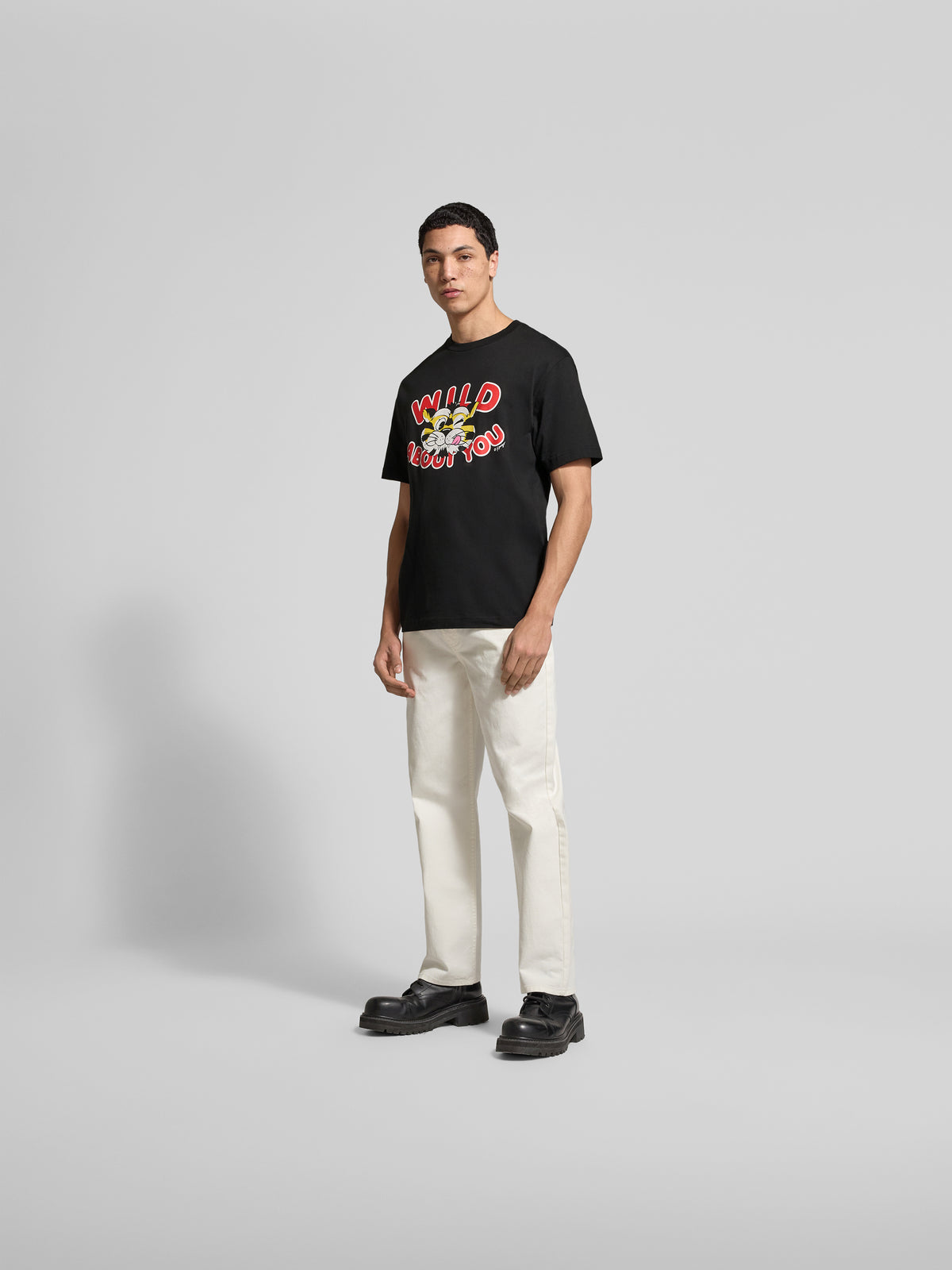 Kenzo  T-shirt droit coton tigre signature