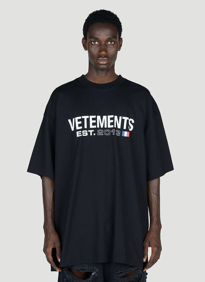 Vêtements T-shirt à logo drapeau