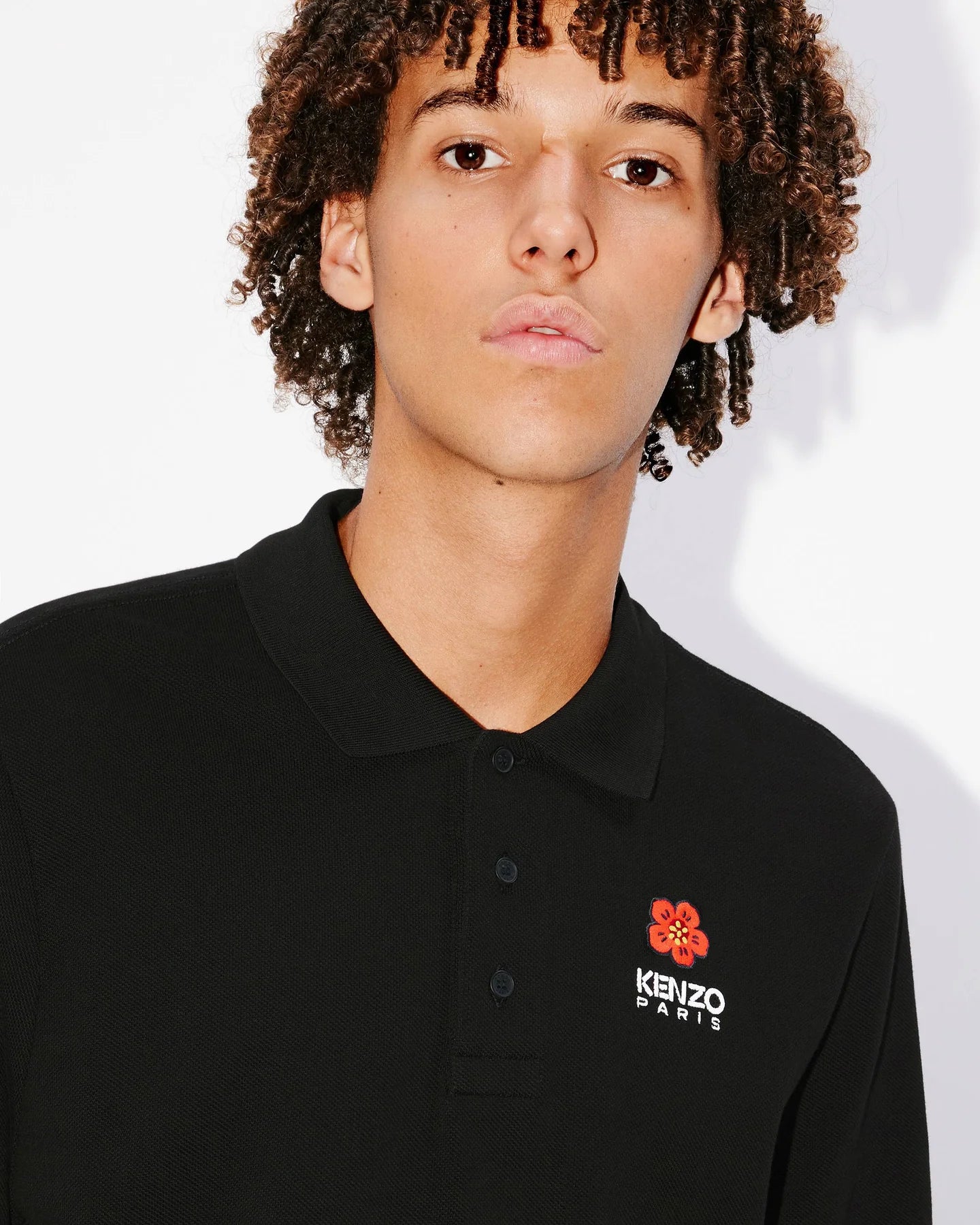 POLO SLIM BRODÉ 'BOKE FLOWER' KENZO