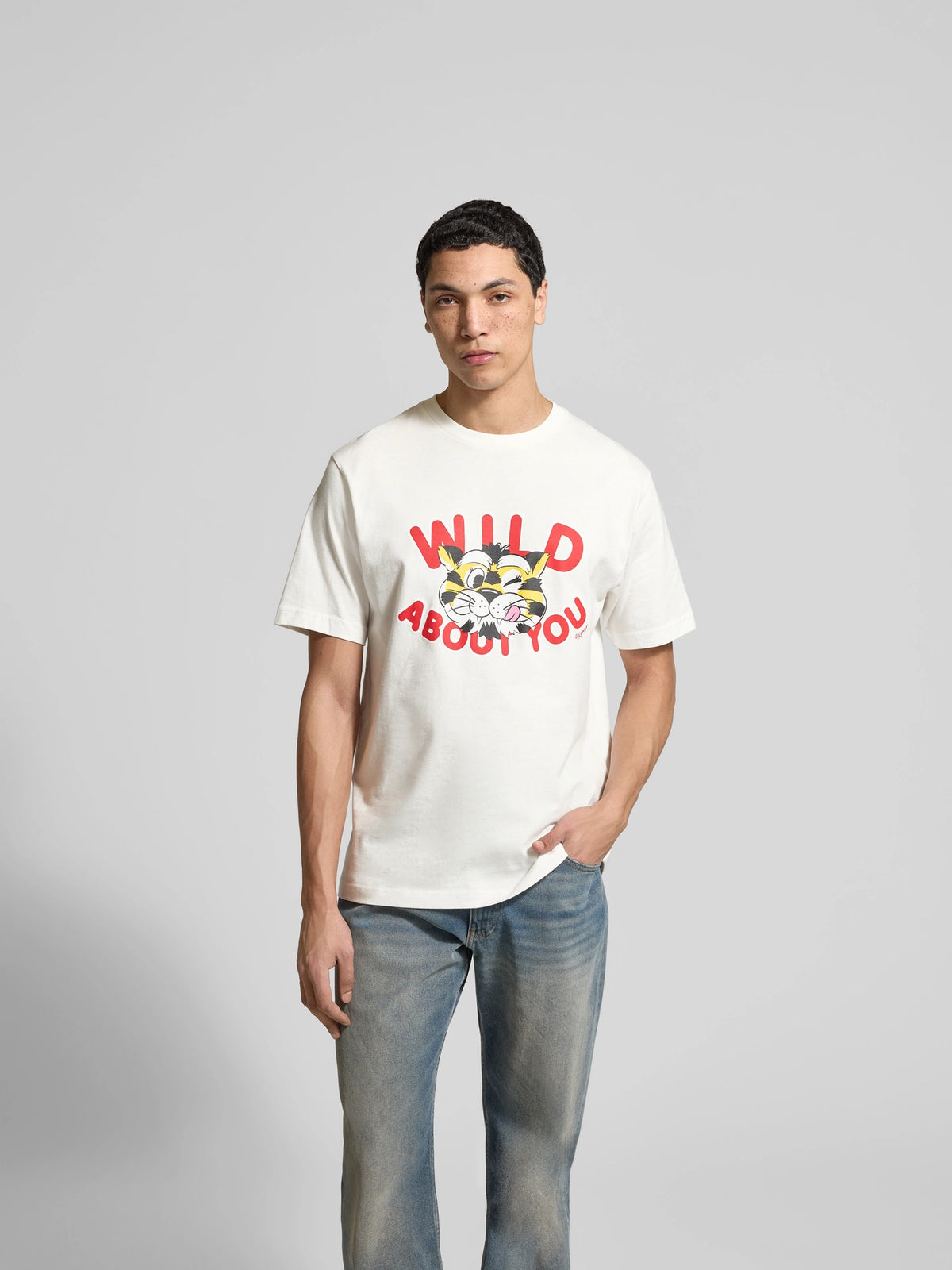 Kenzo  T-shirt droit coton tigre signature