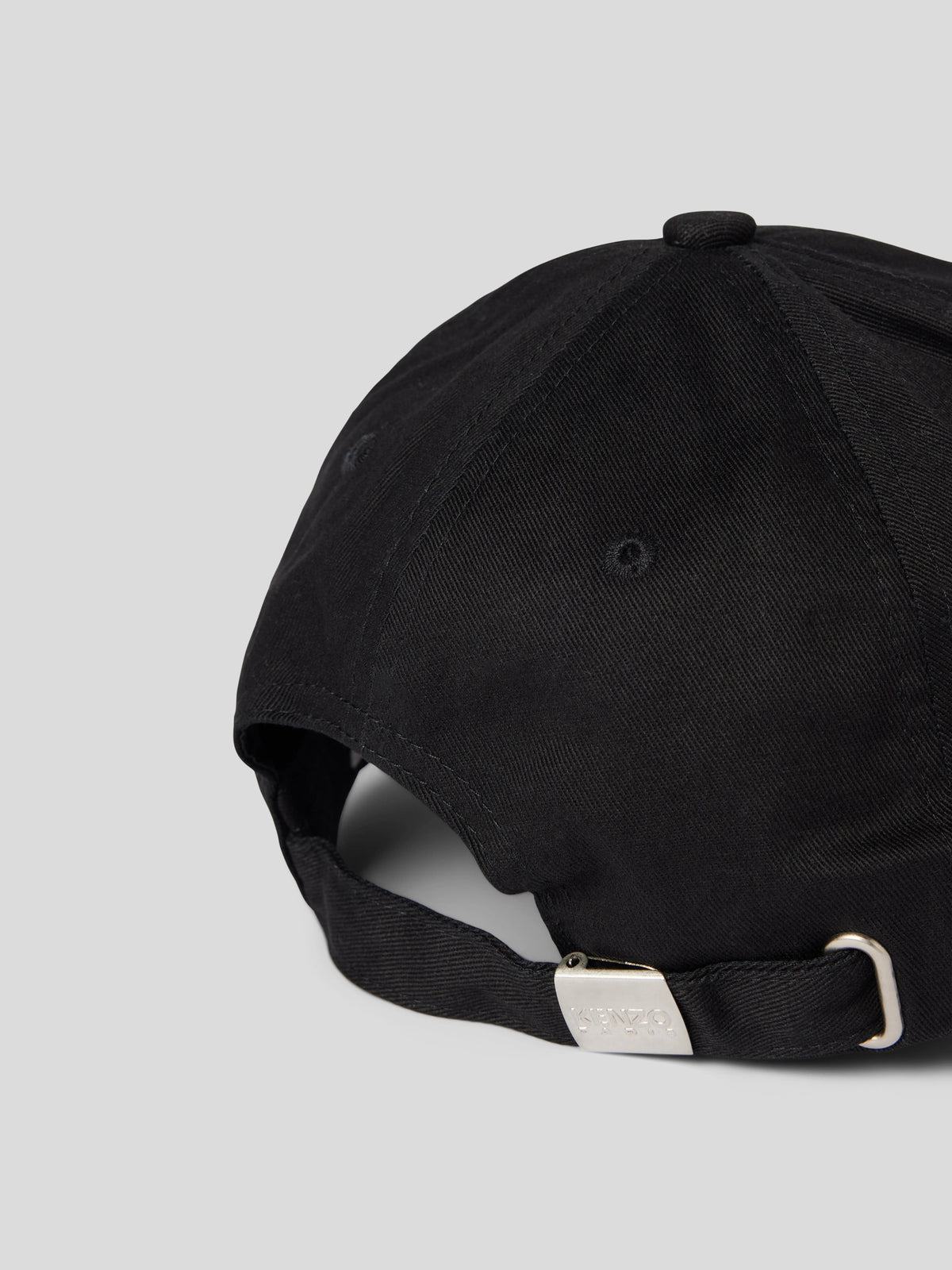 Kenzo Casquette de baseball noire avec étiquette cousue