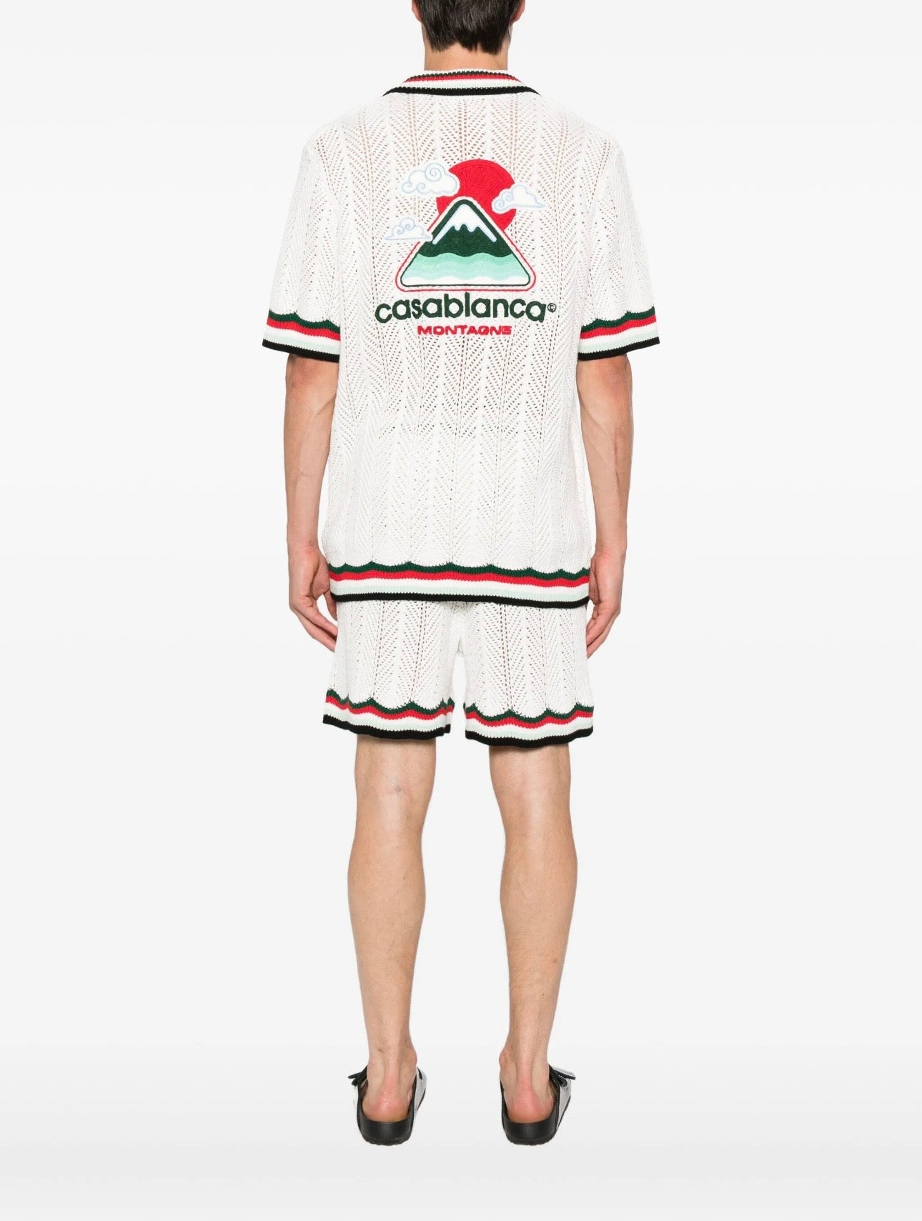 Chemise Casablanca avec logo brodé