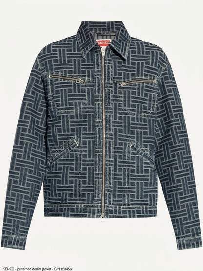 Veste en jean bleue Kenzo Paris
