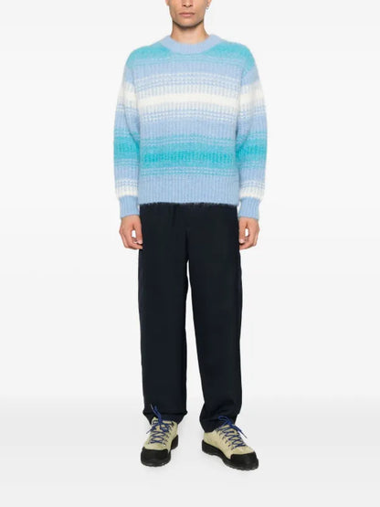 Kenzo pull rayé à col rond