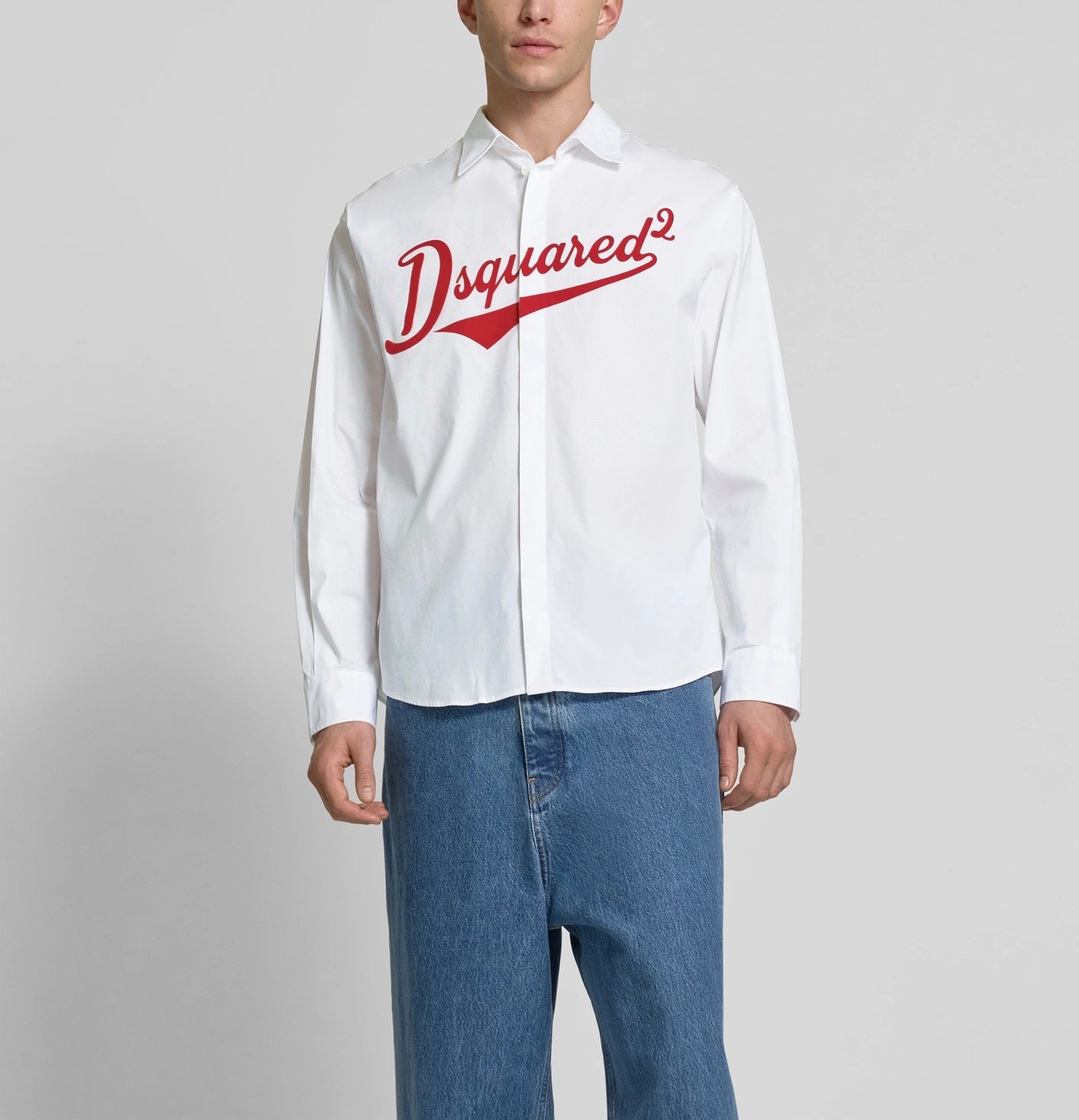 Chemise Dsquared2 College À Épaules Tombantes