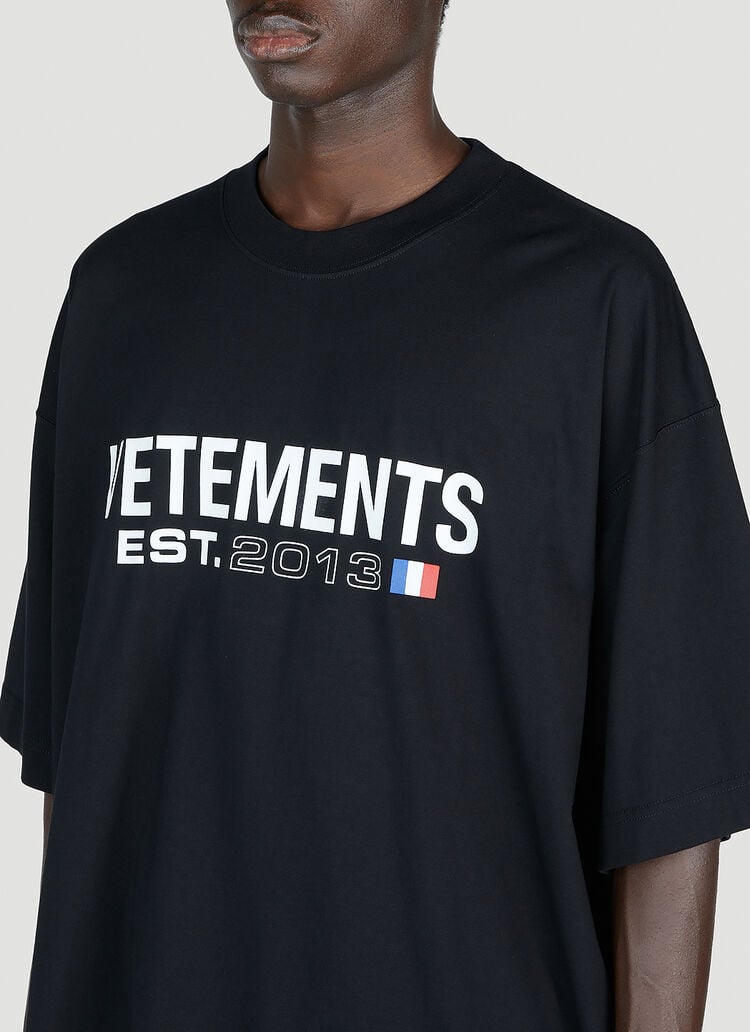 Vêtements T-shirt à logo drapeau