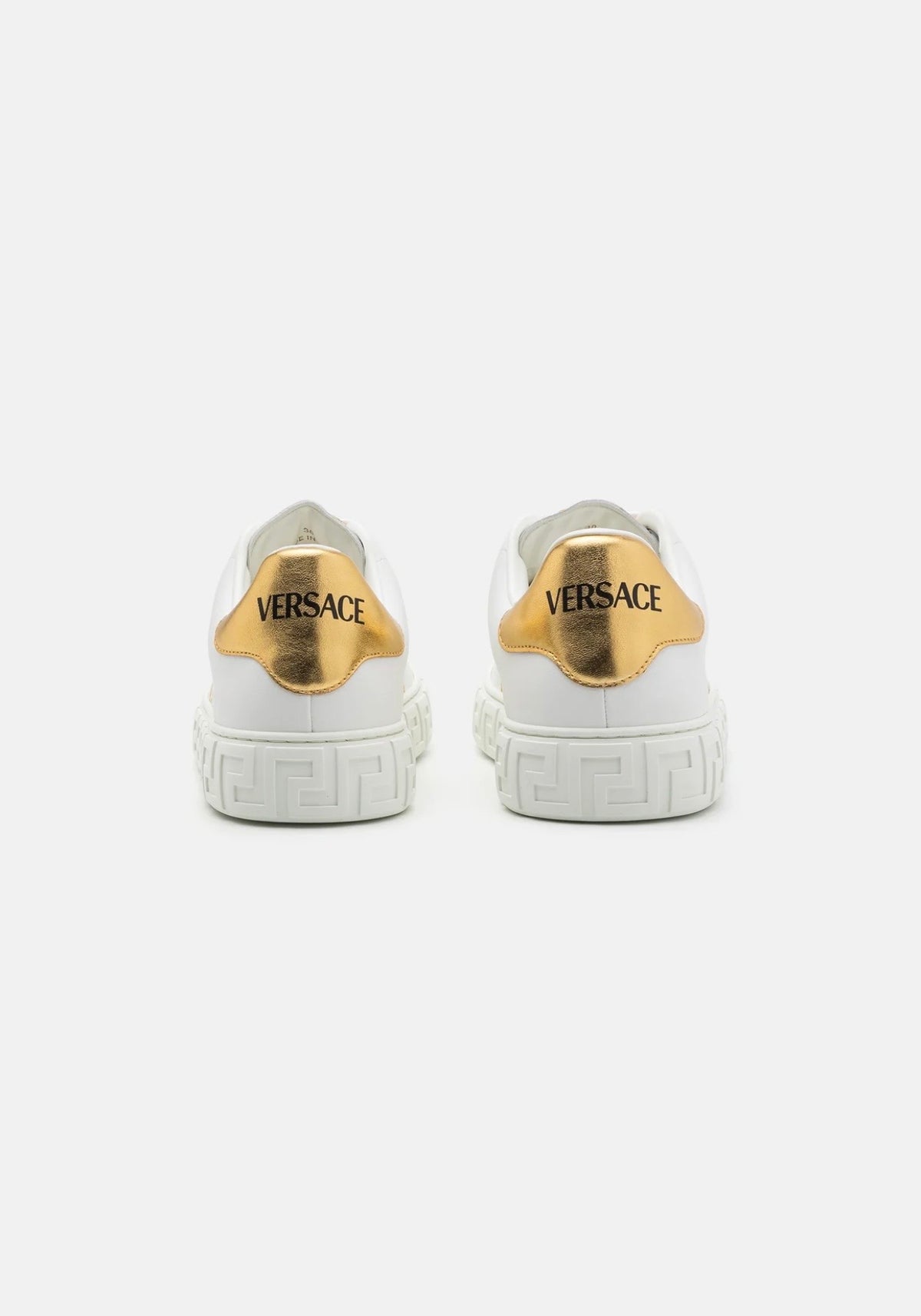 Versace – Baskets Basses White/Gold