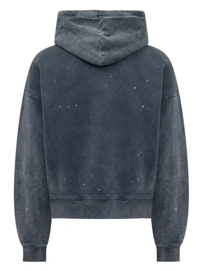 Dsquared2 Sweat à capuche oversize avec imprimé étiquette en bleu