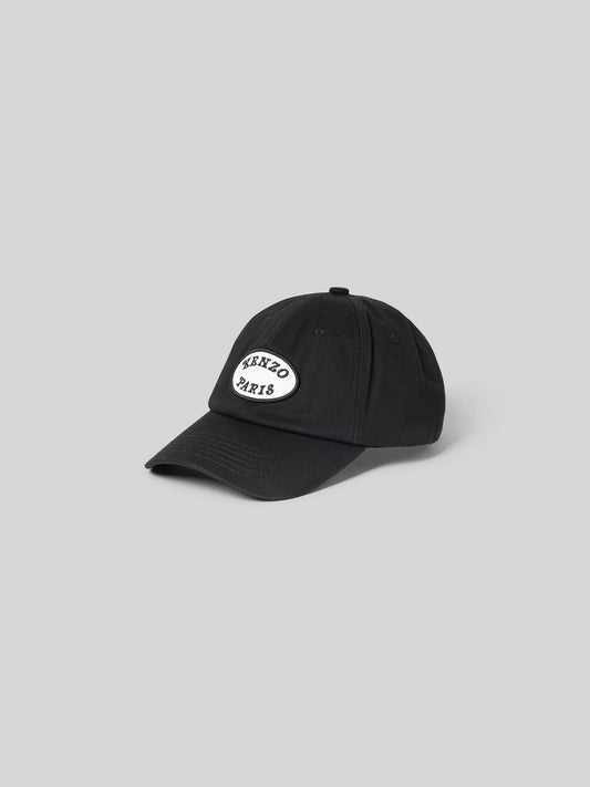 Kenzo
Casquette de base avec patch d'étiquette en noir